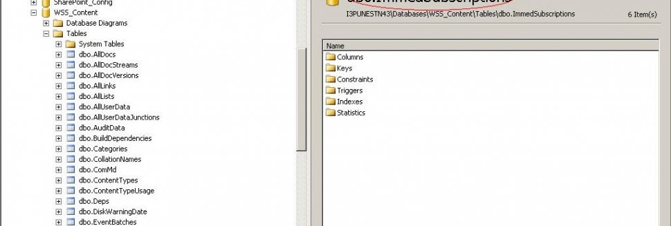 Query SharePoint database