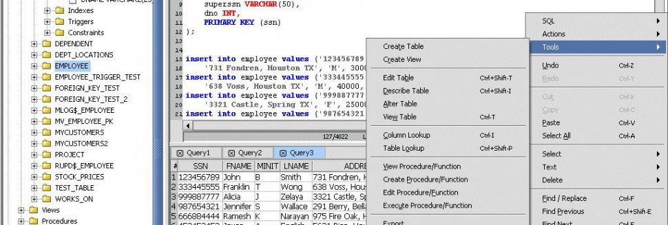 sql database query tool